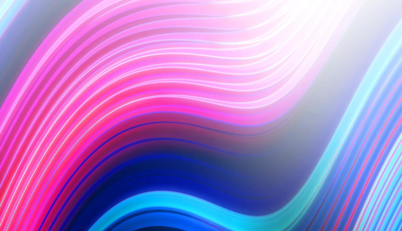 Colorful data signal patterns
